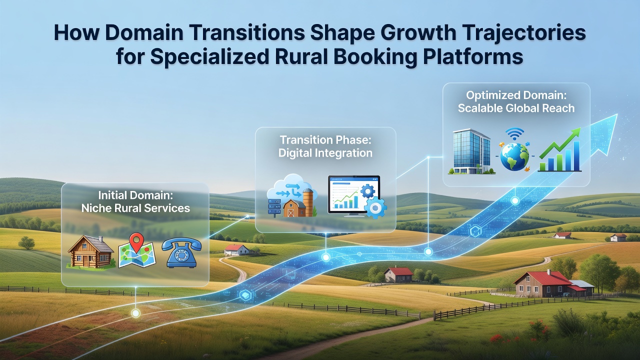 How Domain Transitions Shape Growth Trajectories for Specialized Rural Booking Platforms